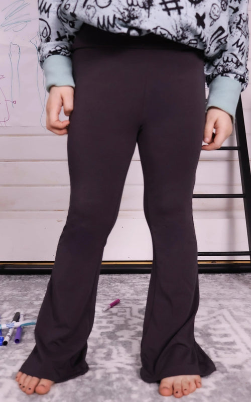 Bamboo Flare Leggings - Minikin Mischief Clothing Co.