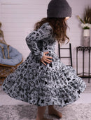 Long Sleeve Twirl Dress & Short Set - Minikin Mischief Clothing Co.