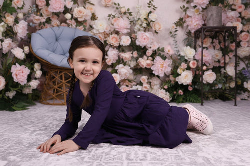 Long Sleeve Twirl Dress & Short Set - Minikin Mischief Clothing Co.