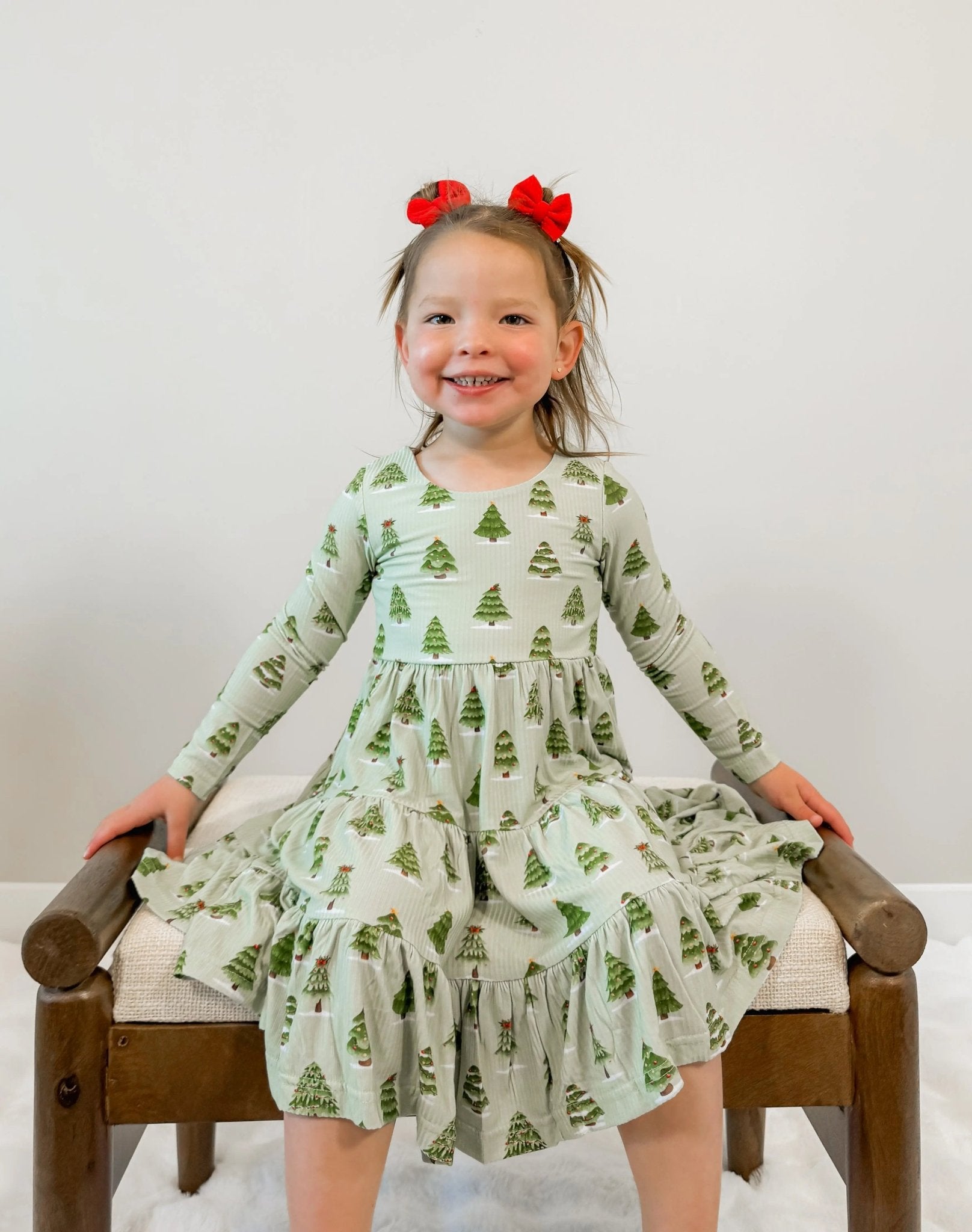 Long Sleeve Twirl Dress & Short Set - Minikin Mischief Clothing Co.
