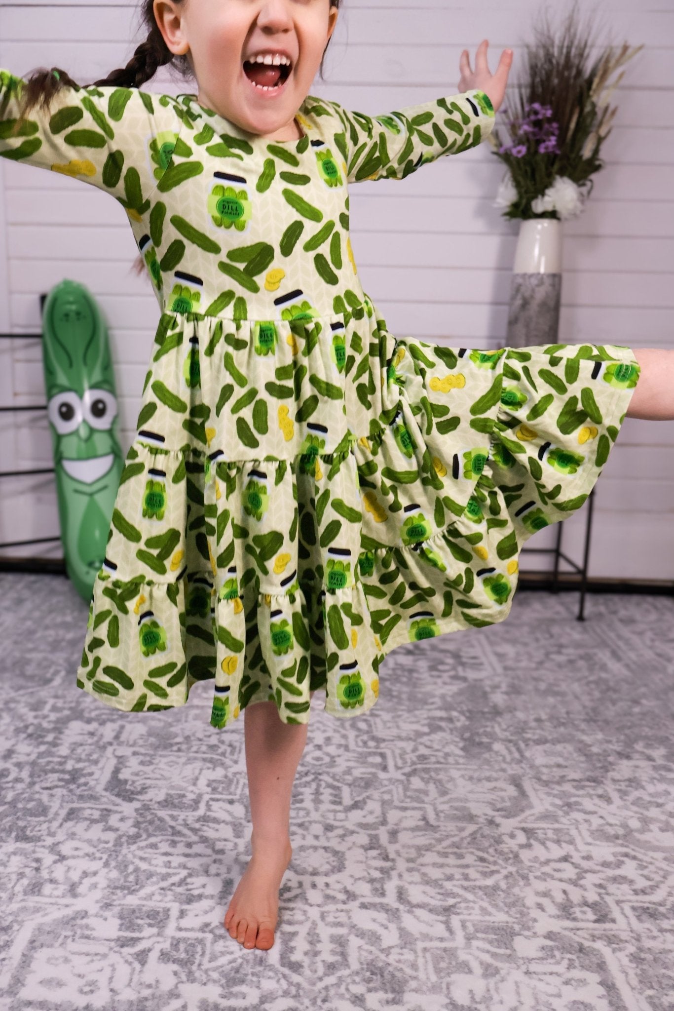 Long Sleeve Twirl Dress & Short Set - Minikin Mischief Clothing Co.