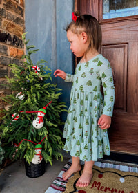 Long Sleeve Twirl Dress & Short Set - Minikin Mischief Clothing Co.