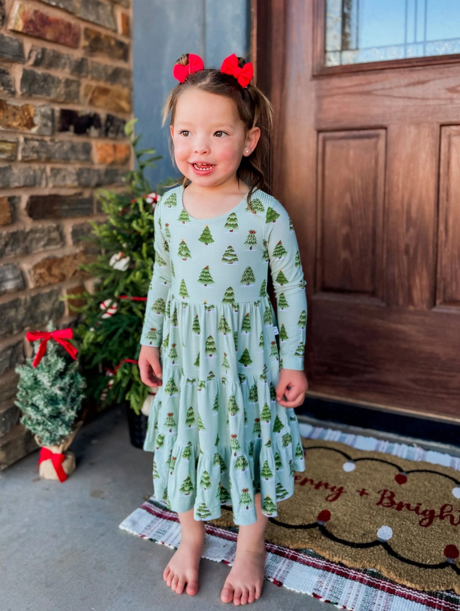 Long Sleeve Twirl Dress & Short Set - Minikin Mischief Clothing Co.