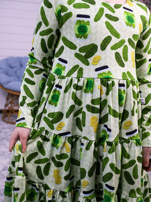 Long Sleeve Twirl Dress & Short Set - Minikin Mischief Clothing Co.