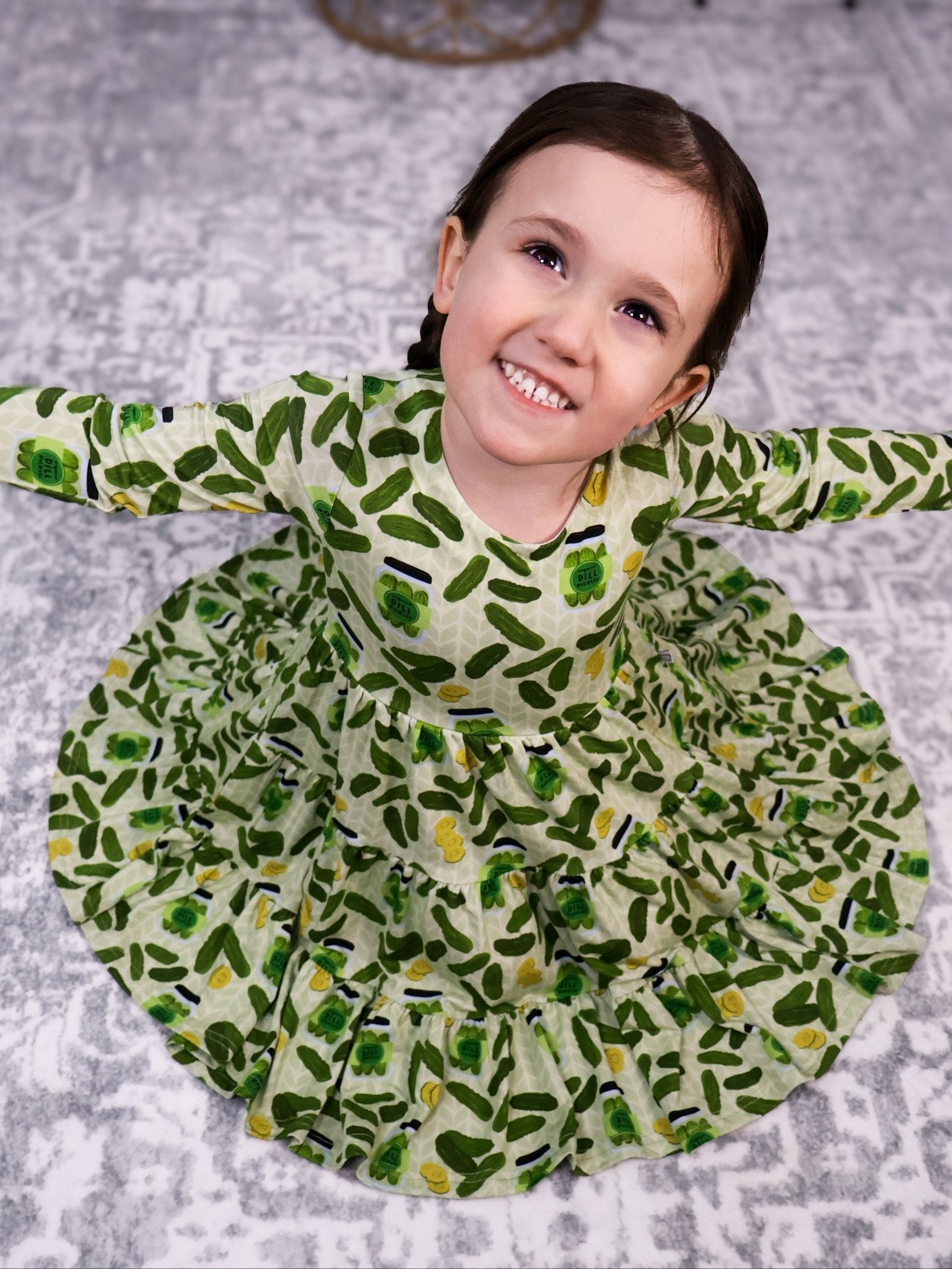 Long Sleeve Twirl Dress & Short Set - Minikin Mischief Clothing Co.