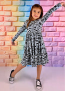 Long Sleeve Twirl Dress & Short Set - Minikin Mischief Clothing Co.