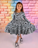 Long Sleeve Twirl Dress & Short Set - Minikin Mischief Clothing Co.