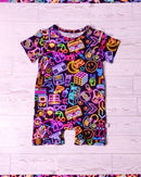 Short Sleeve Shortie Romper - Minikin Mischief Clothing Co.