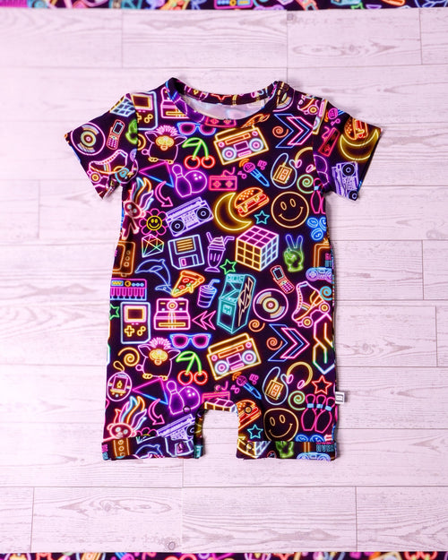 Short Sleeve Shortie Romper - Minikin Mischief Clothing Co.