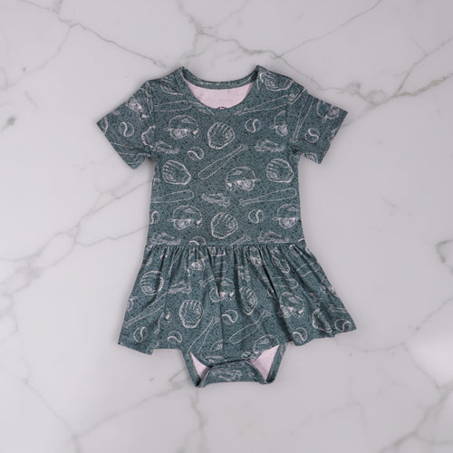 Short Sleeve Bodysuit Twirl - Minikin Mischief Clothing Co.