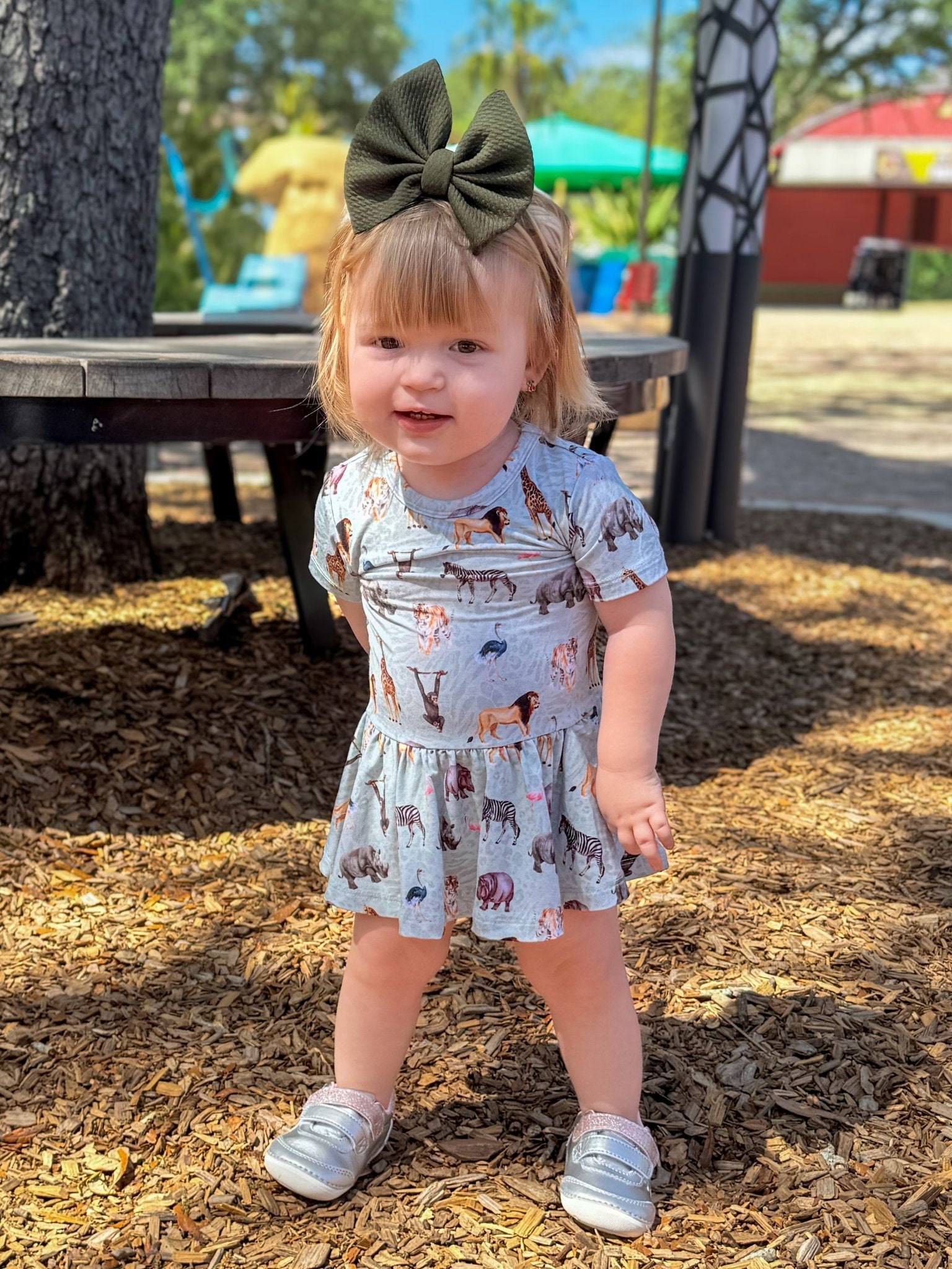 Short Sleeve Bodysuit Twirl - Minikin Mischief Clothing Co.