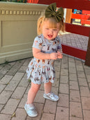 Short Sleeve Bodysuit Twirl - Minikin Mischief Clothing Co.