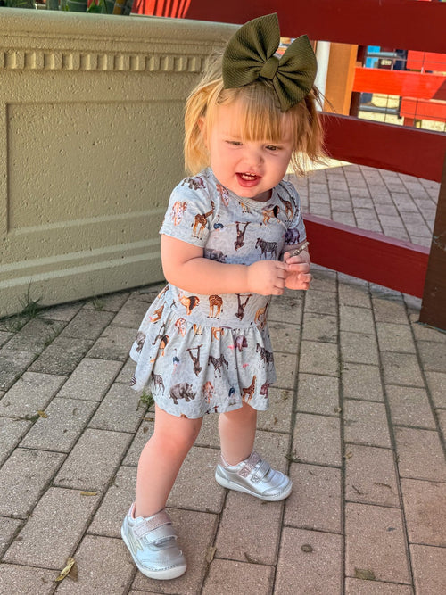 Short Sleeve Bodysuit Twirl - Minikin Mischief Clothing Co.