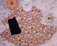 Long Sleeve Twirl Dress & Short Set - Minikin Mischief Clothing Co.