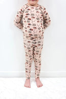 Long Sleeve Two Piece Pajamas - Minikin Mischief Clothing Co.