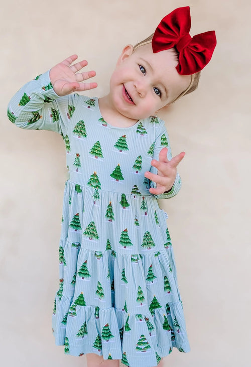 Long Sleeve Twirl Dress & Short Set - Minikin Mischief Clothing Co.