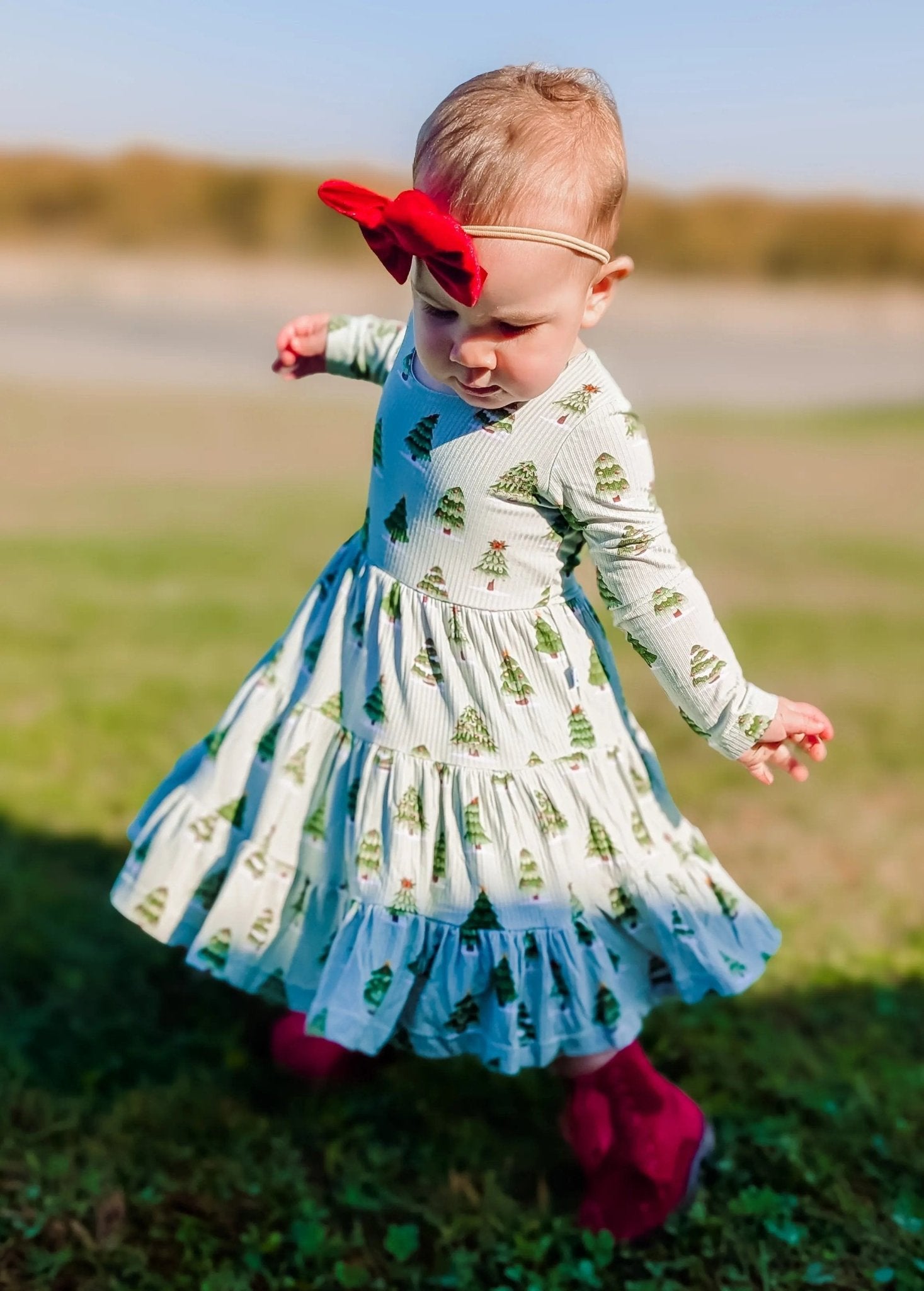 Long Sleeve Twirl Dress & Short Set - Minikin Mischief Clothing Co.