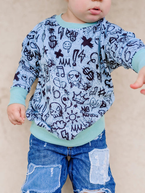 Bamboo Crewneck Sweatshirt - Minikin Mischief Clothing Co.