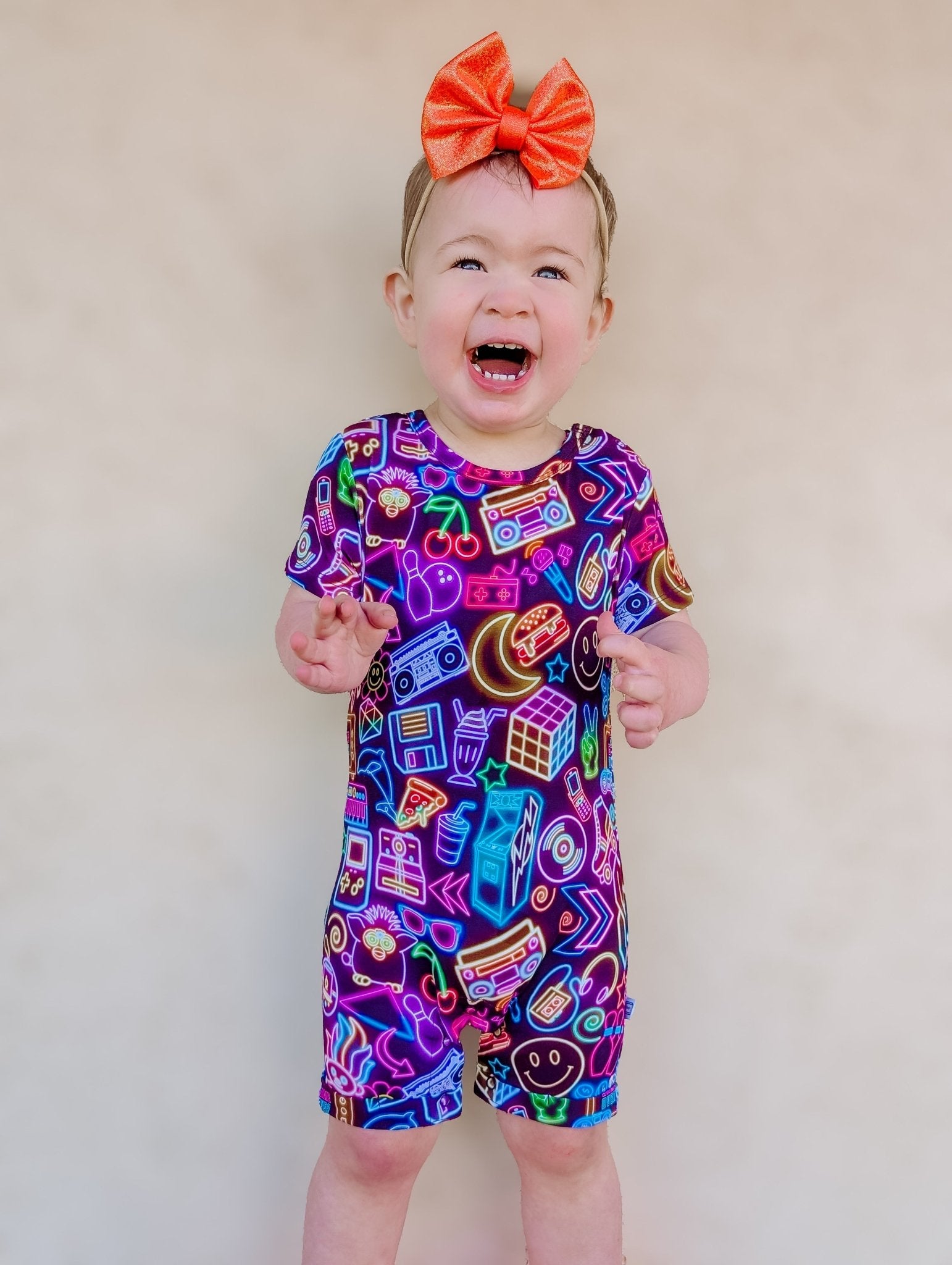 Short Sleeve Shortie Romper - Minikin Mischief Clothing Co.