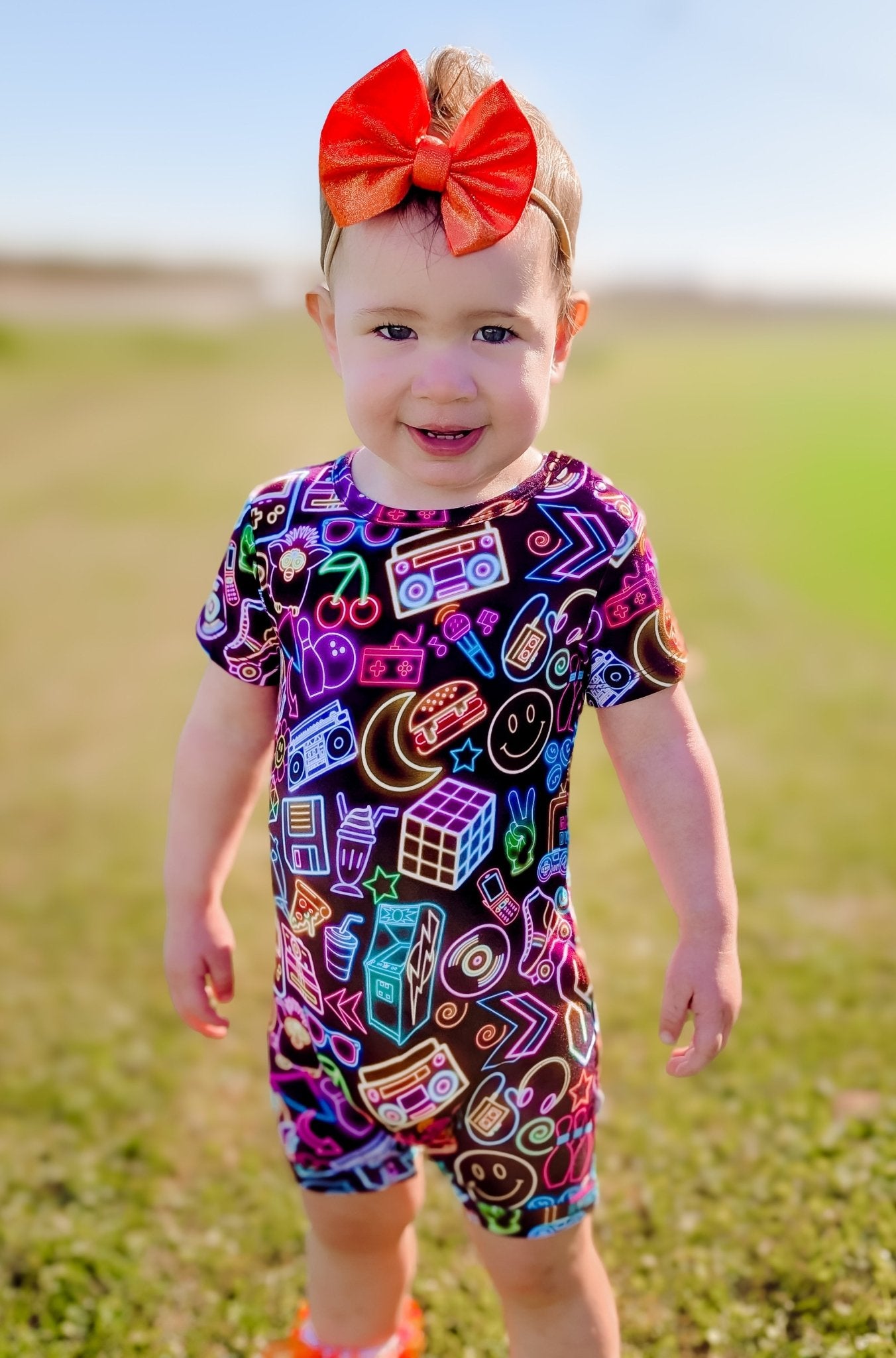 Short Sleeve Shortie Romper - Minikin Mischief Clothing Co.