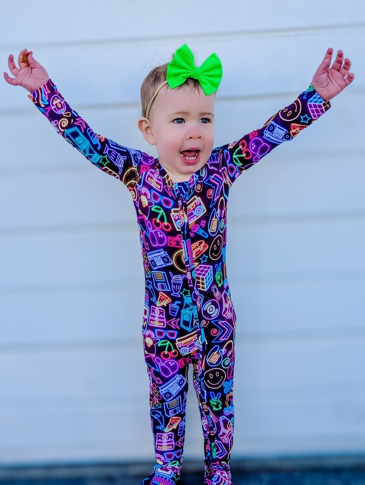 Long Sleeve Convertible Zippy Romper - Minikin Mischief Clothing Co.