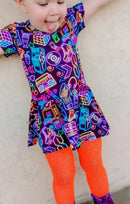 Short Sleeve Bodysuit Twirl - Minikin Mischief Clothing Co.