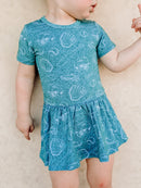Short Sleeve Bodysuit Twirl - Minikin Mischief Clothing Co.