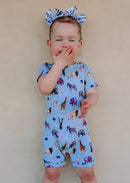 Short Sleeve Shortie Romper - Minikin Mischief Clothing Co.