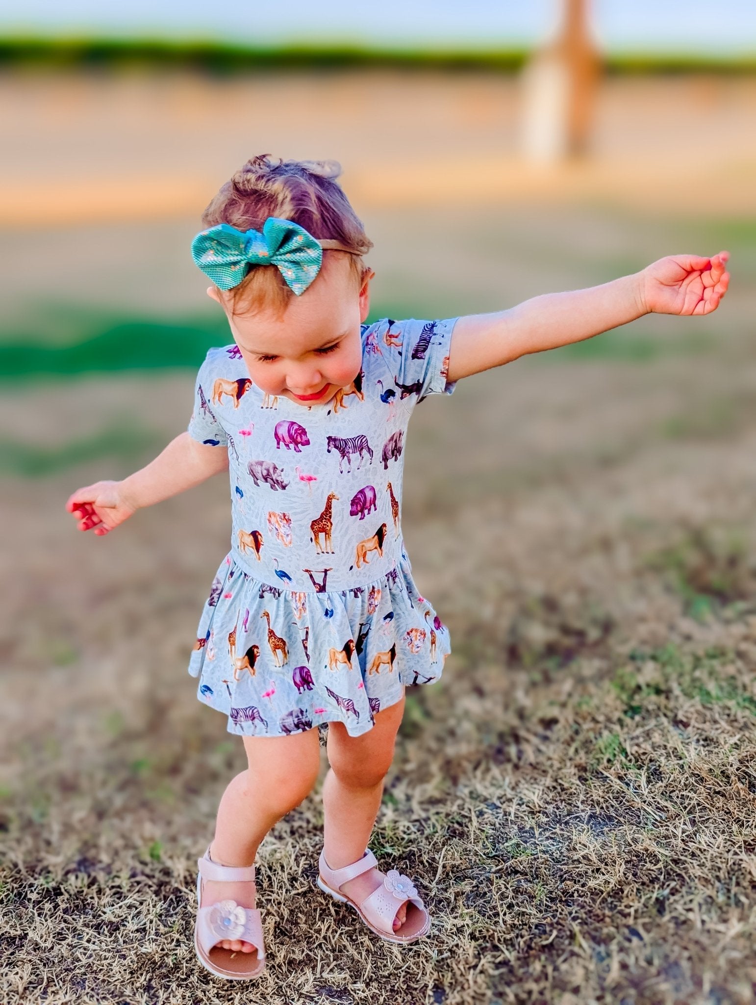 Short Sleeve Bodysuit Twirl - Minikin Mischief Clothing Co.