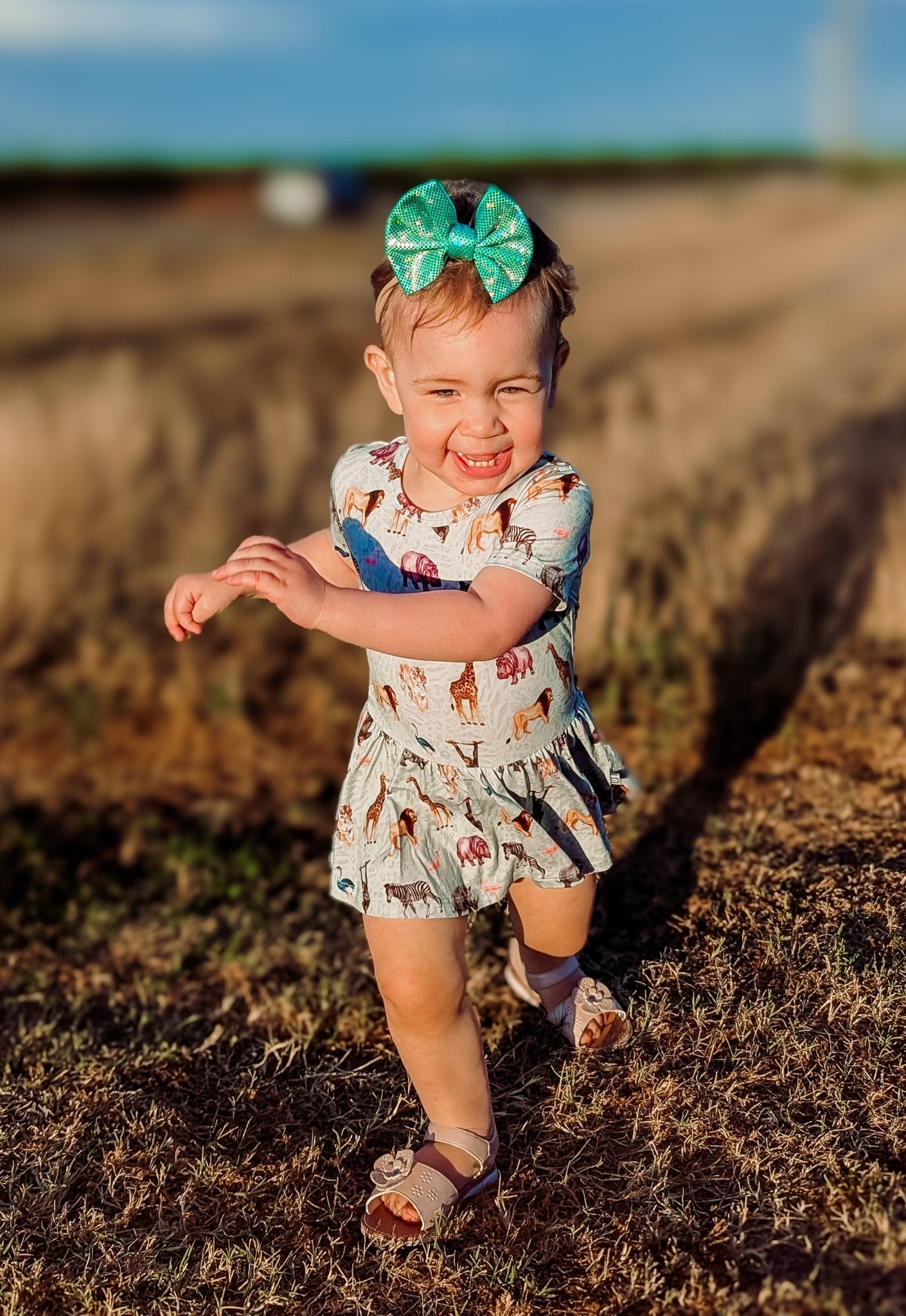 Short Sleeve Bodysuit Twirl - Minikin Mischief Clothing Co.