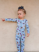 Long Sleeve Convertible Zippy Romper - Minikin Mischief Clothing Co.
