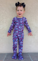 Long Sleeve Convertible Zippy Romper - Minikin Mischief Clothing Co.