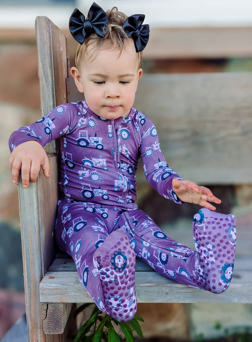 Long Sleeve Convertible Zippy Romper - Minikin Mischief Clothing Co.