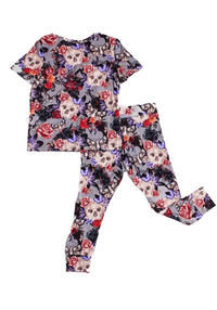 Short Sleeve Pajama Set - Minikin Mischief Clothing Co.