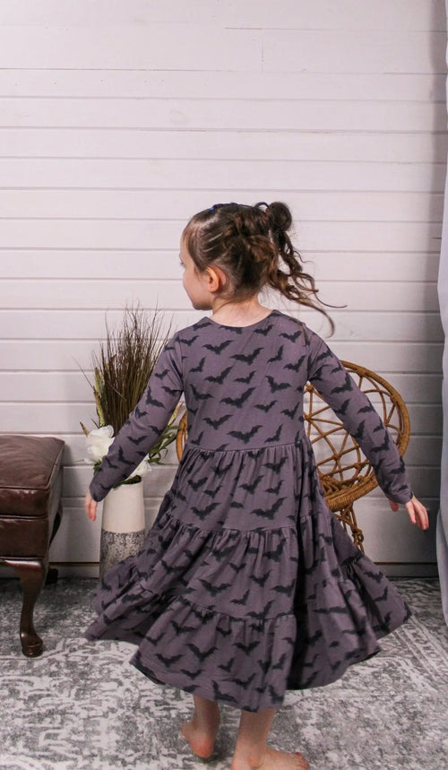 Long Sleeve Twirl Dress & Legging Set - Minikin Mischief Clothing Co.