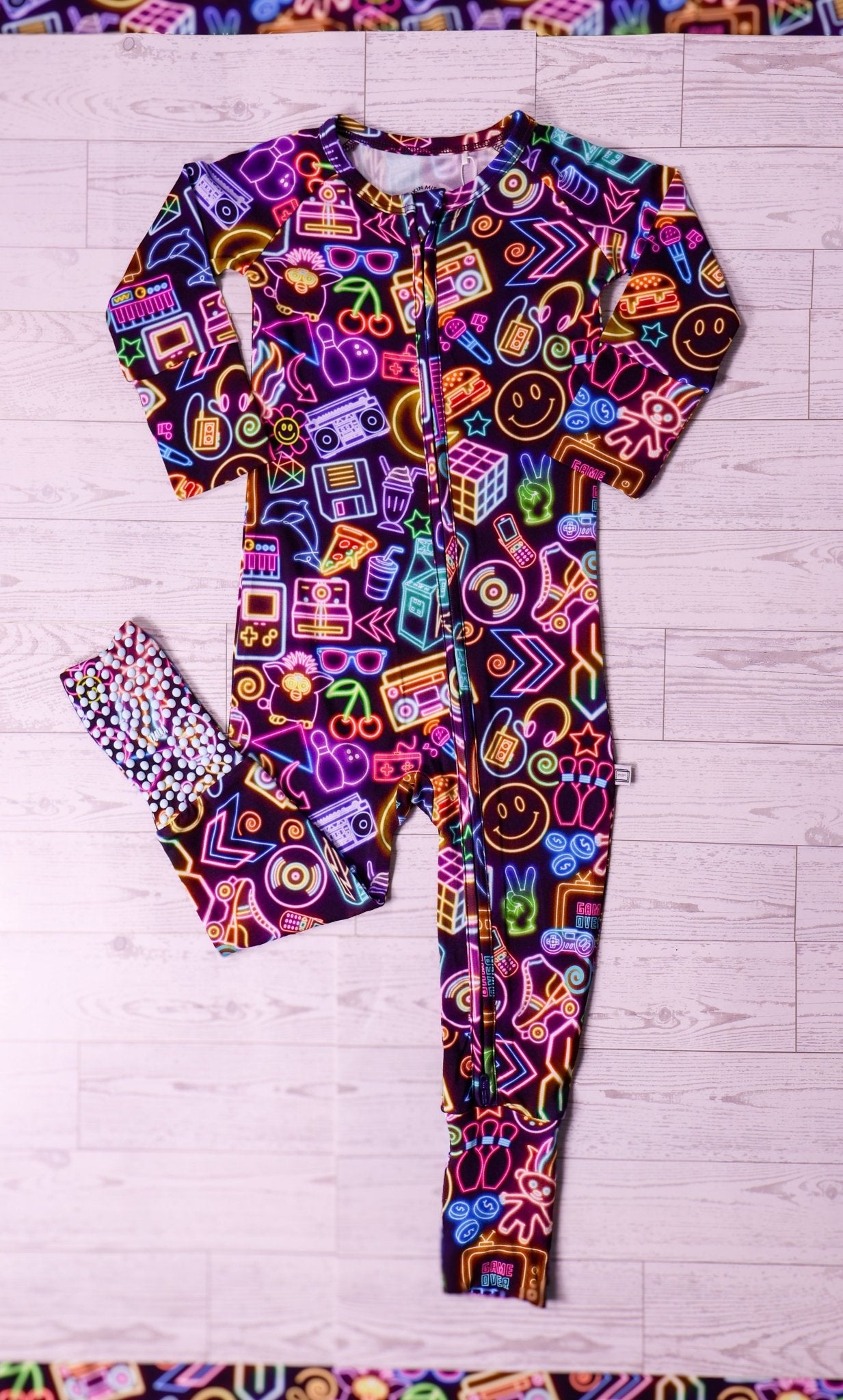 Long Sleeve Convertible Zippy Romper - Minikin Mischief Clothing Co.