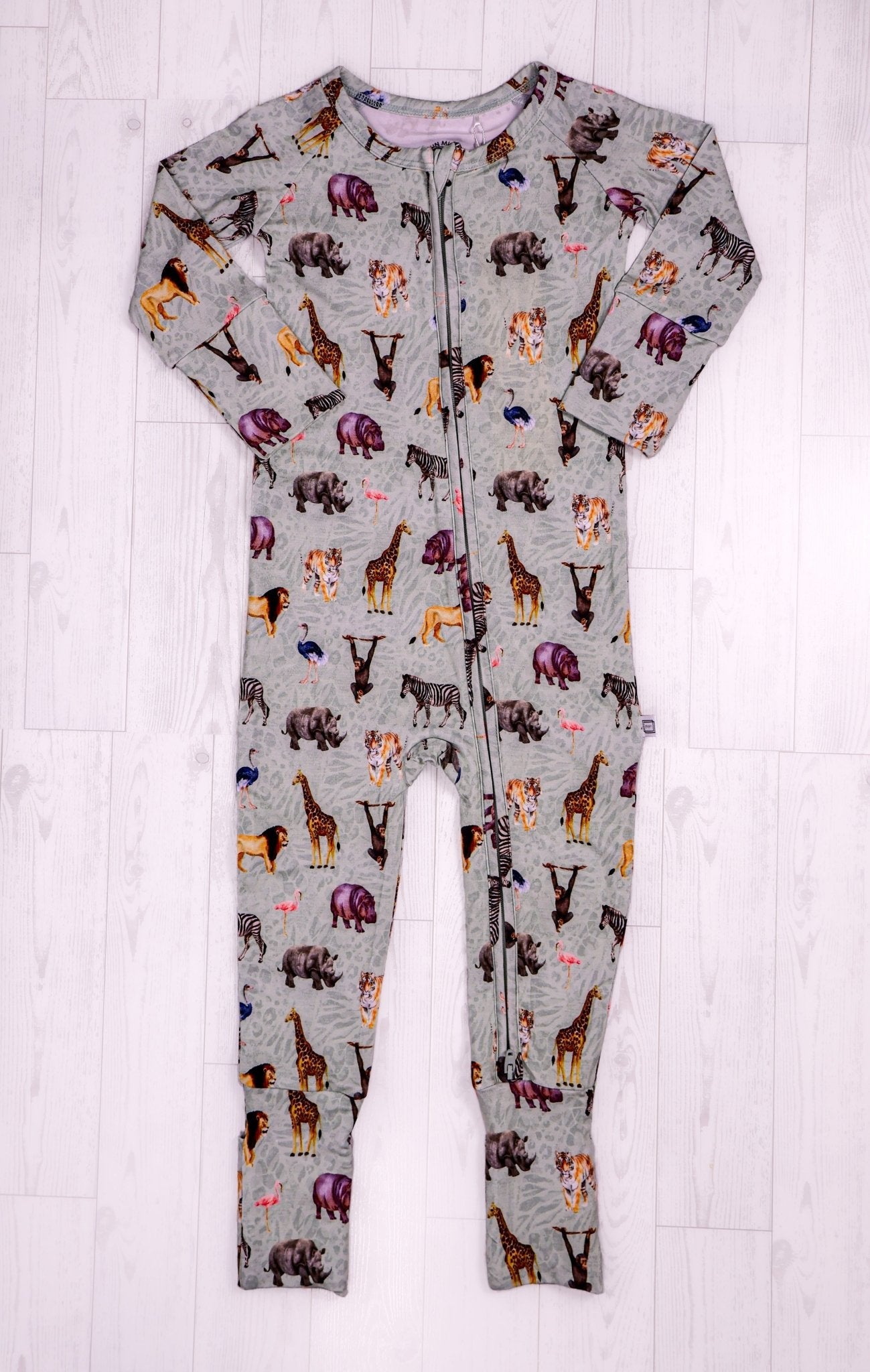 Long Sleeve Convertible Zippy Romper - Minikin Mischief Clothing Co.