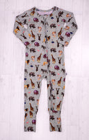 Long Sleeve Convertible Zippy Romper - Minikin Mischief Clothing Co.