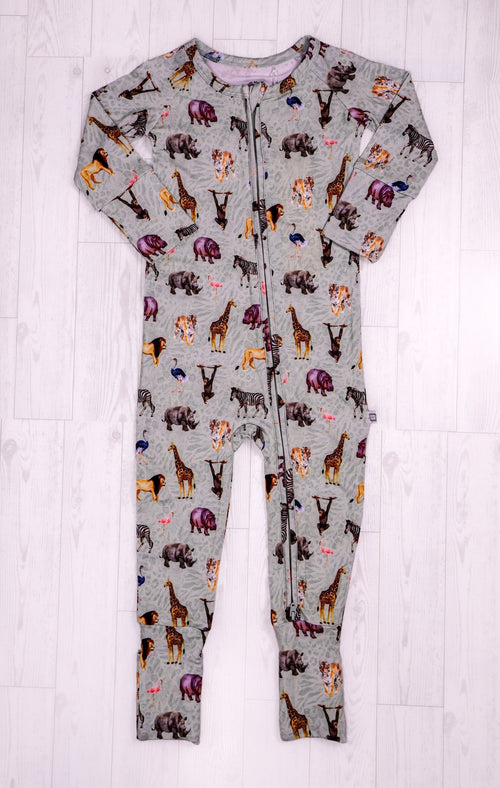 Long Sleeve Convertible Zippy Romper - Minikin Mischief Clothing Co.