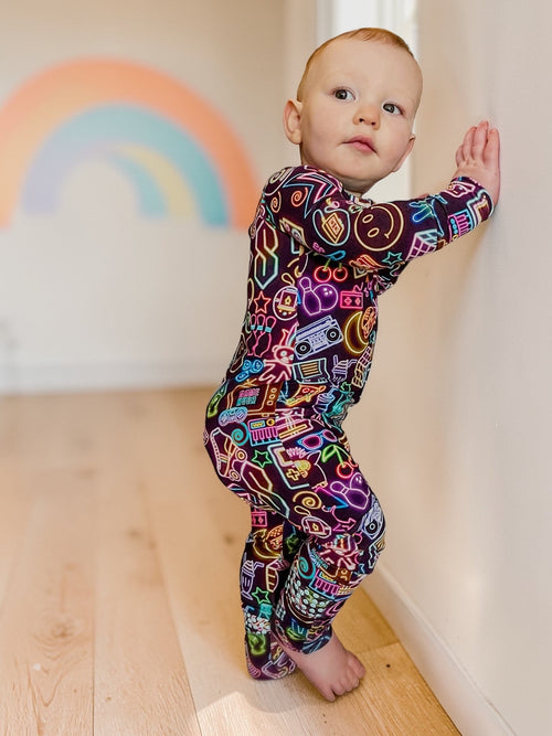 Long Sleeve Convertible Zippy Romper - Minikin Mischief Clothing Co.