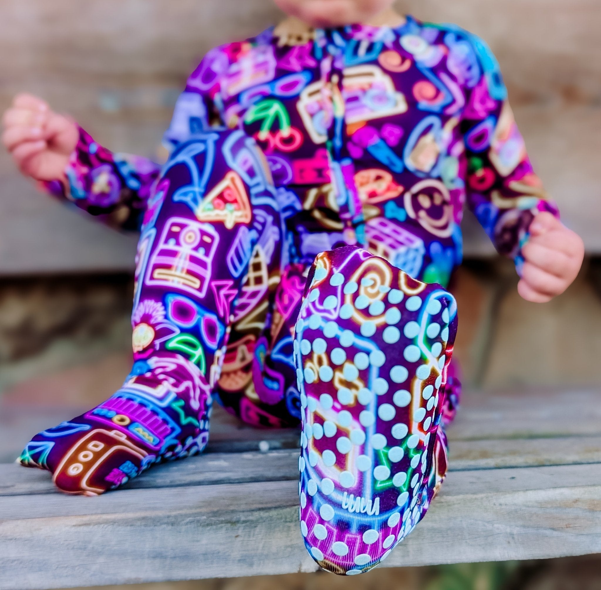 Long Sleeve Convertible Zippy Romper - Minikin Mischief Clothing Co.