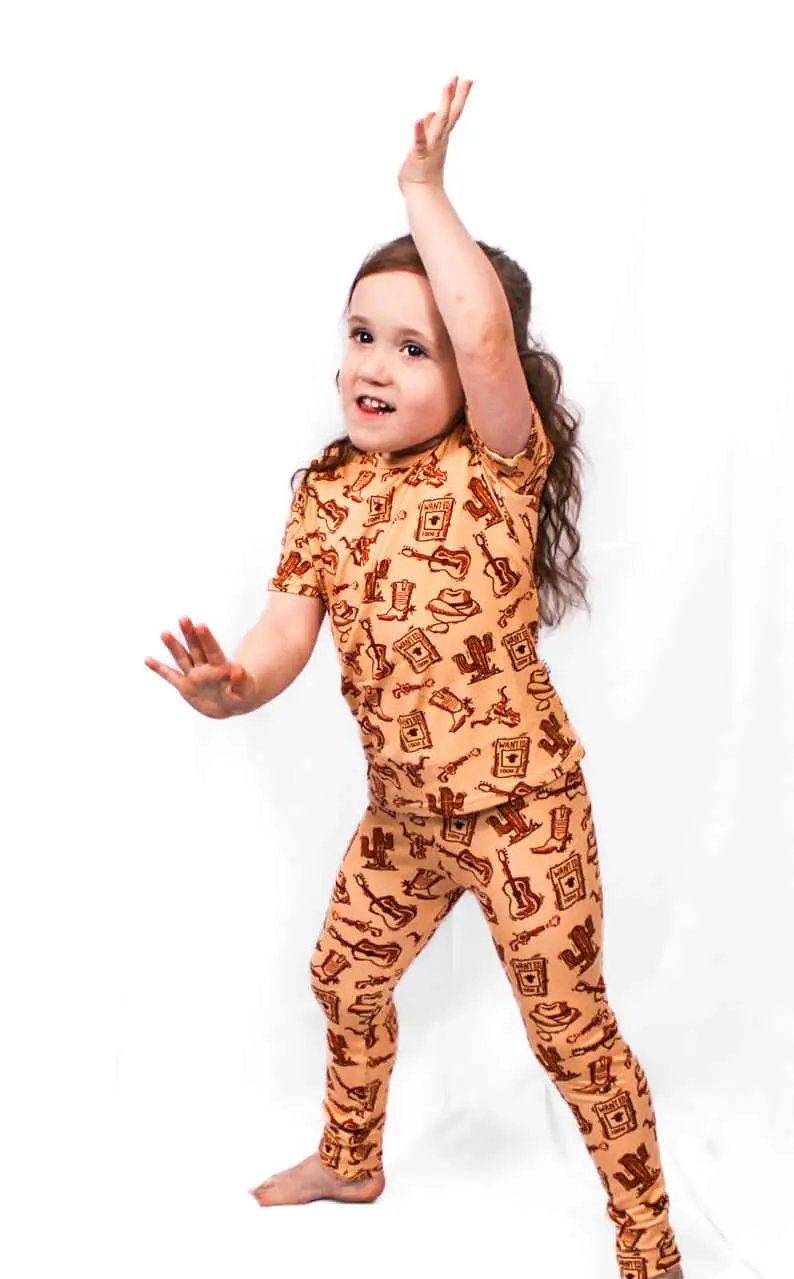 Short Sleeve Pajama Set - Minikin Mischief Clothing Co.