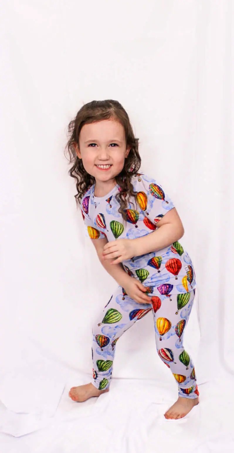 Short Sleeve Pajama Set - Minikin Mischief Clothing Co.