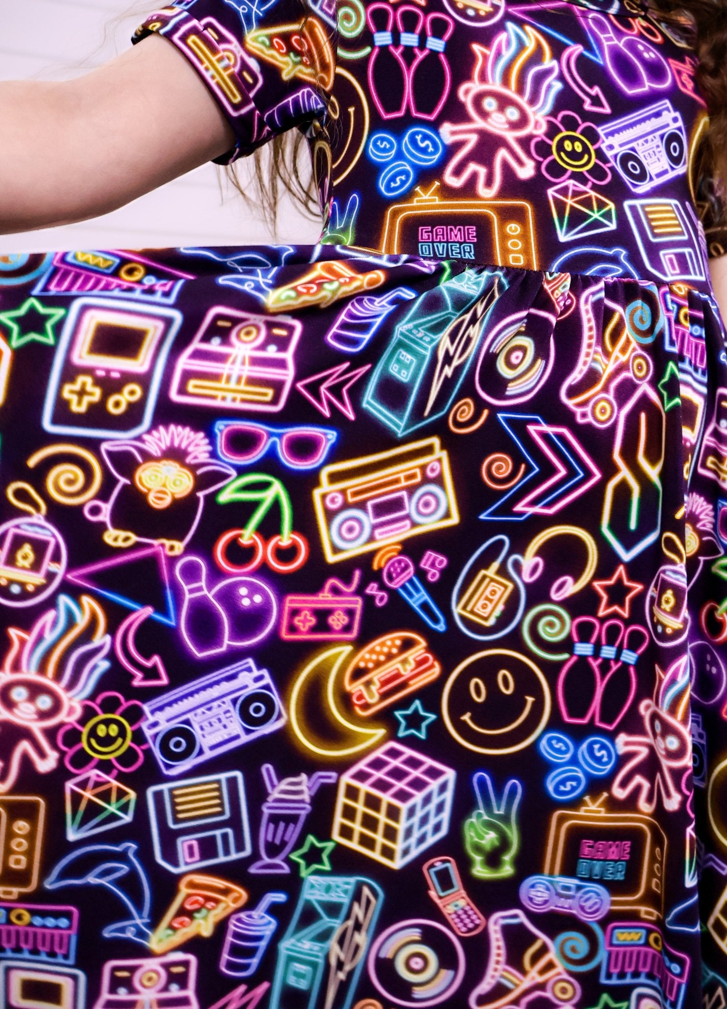 Short Sleeve Dress & Short Set - Minikin Mischief Clothing Co.