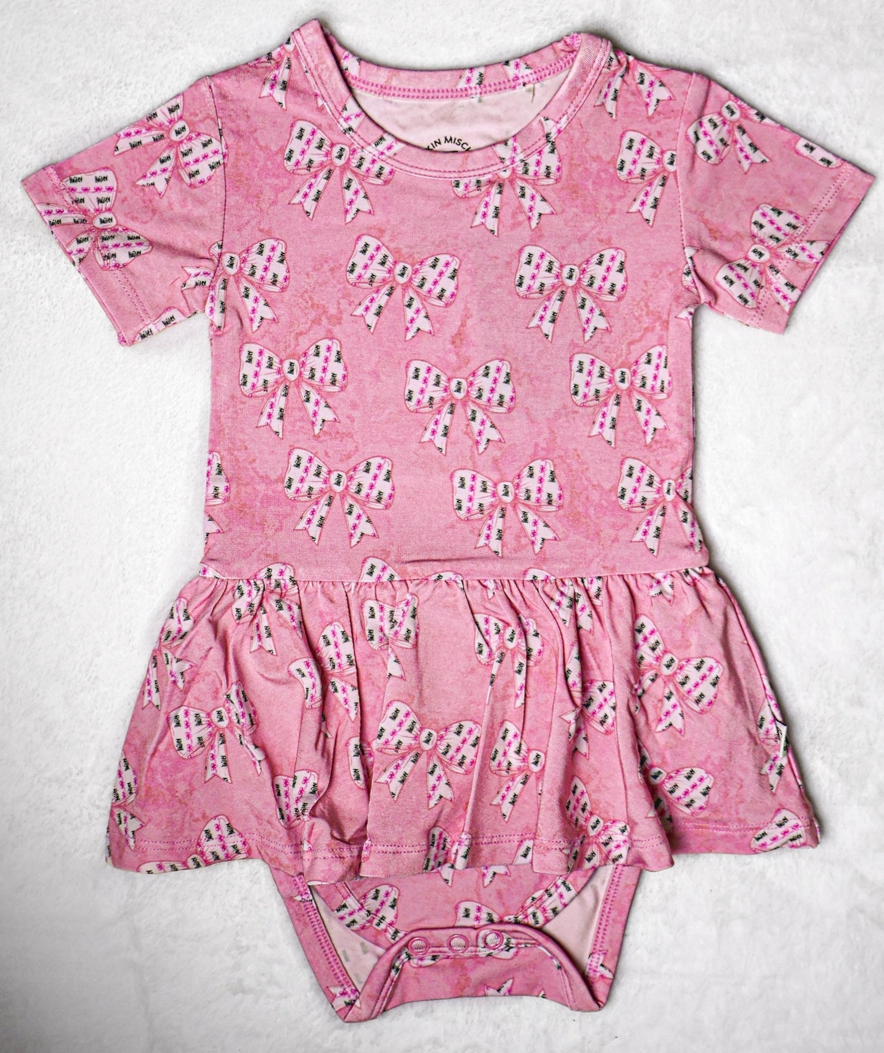 Hailey Buzbee Memorial Short Sleeve Bodysuit Twirl - Minikin Mischief Clothing Co.
