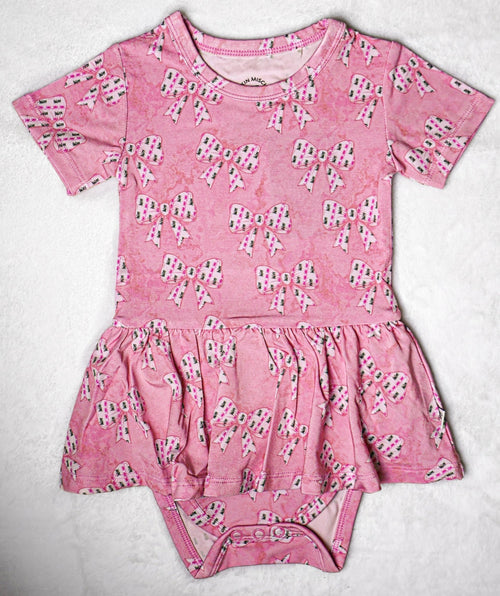Hailey Buzbee Memorial Short Sleeve Bodysuit Twirl - Minikin Mischief Clothing Co.