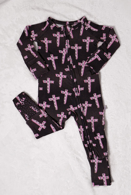 Hailey Buzbee Memorial Zippy Romper - Minikin Mischief Clothing Co.