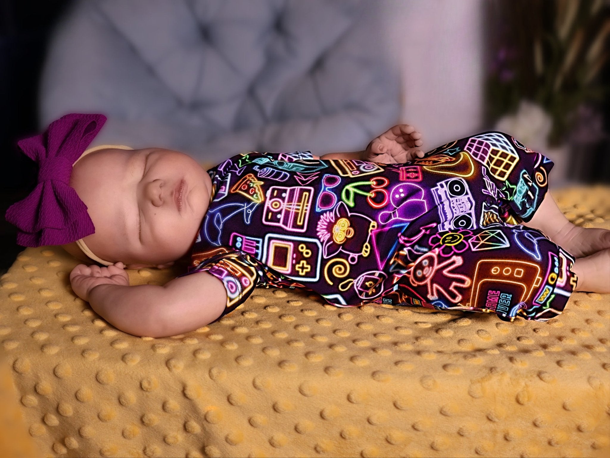 Short Sleeve Shortie Romper - Minikin Mischief Clothing Co.