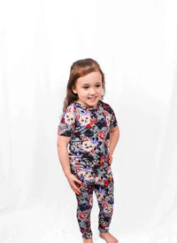 Short Sleeve Pajama Set - Minikin Mischief Clothing Co.