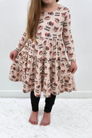 Long Sleeve Twirl Dress & Legging Set - Minikin Mischief Clothing Co.